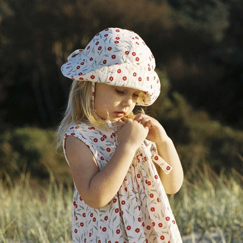 Nature Baby Crinkle Muslin Sunhat image number 1